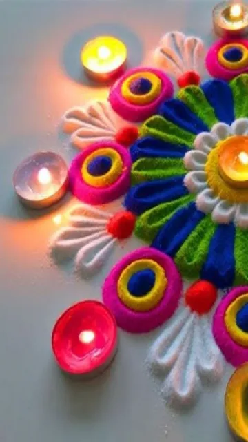 Creative or Simple Diwali Rangoli सजाएं अपने घर को खूबसूरती से